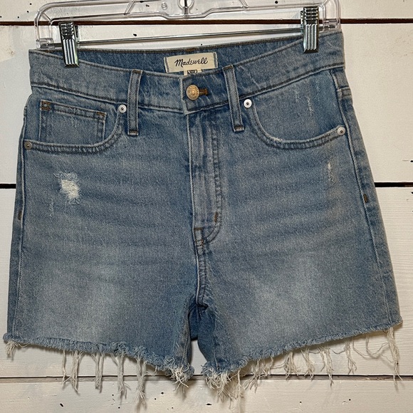 Madewell Pants - Madewell High Rise Denim Shorts Size 26
